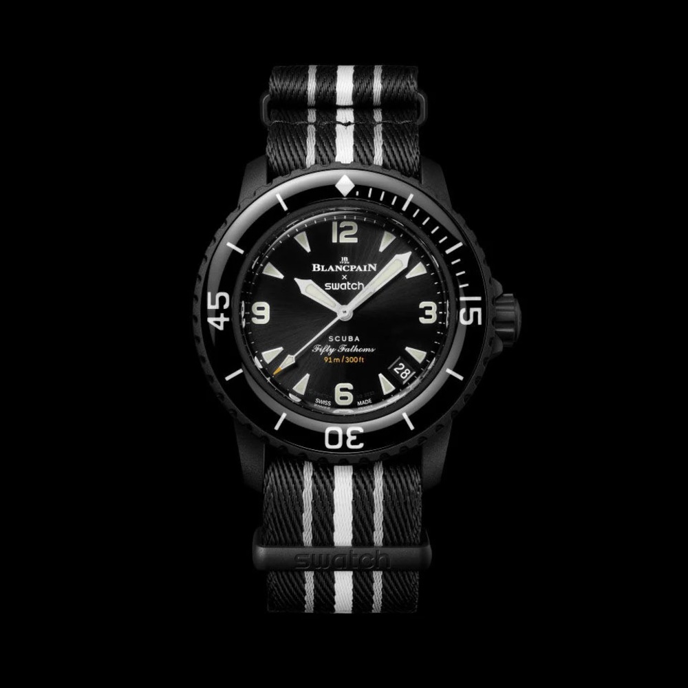 Blancpain x Swatch watch. Never worn. Very rare. Perfect condition.